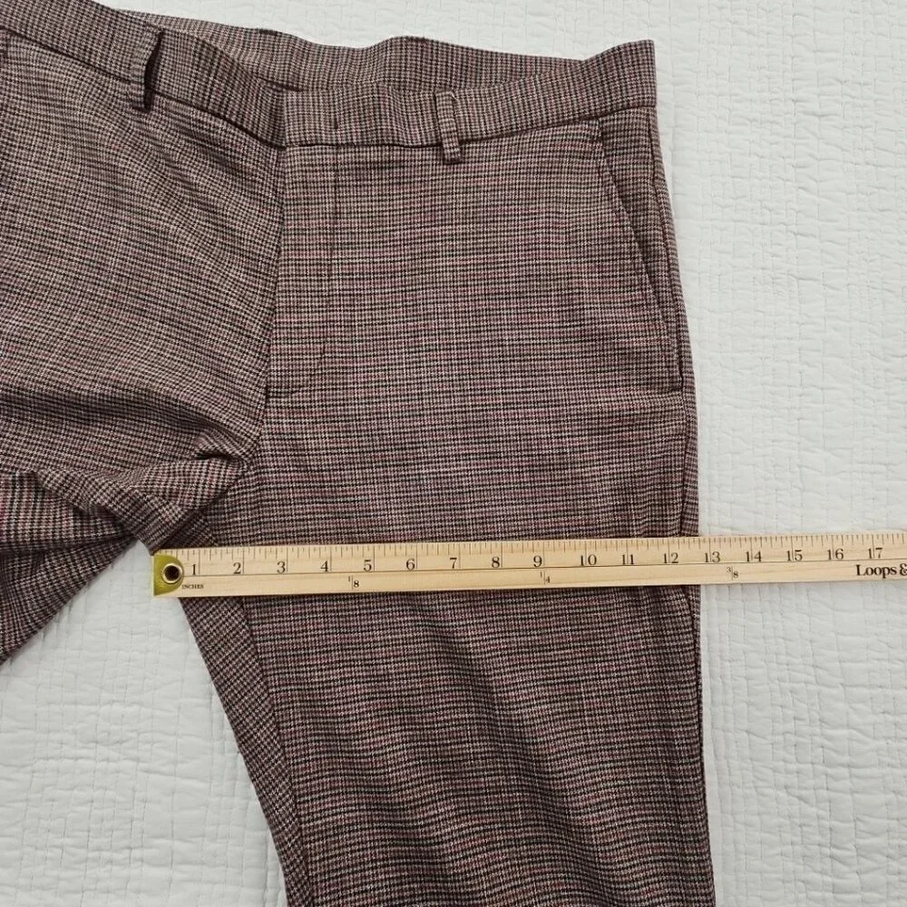 Tommy Hilfiger Performance Pants Men's 34x32 Red Black Houndstooth EUC‎ Luxury